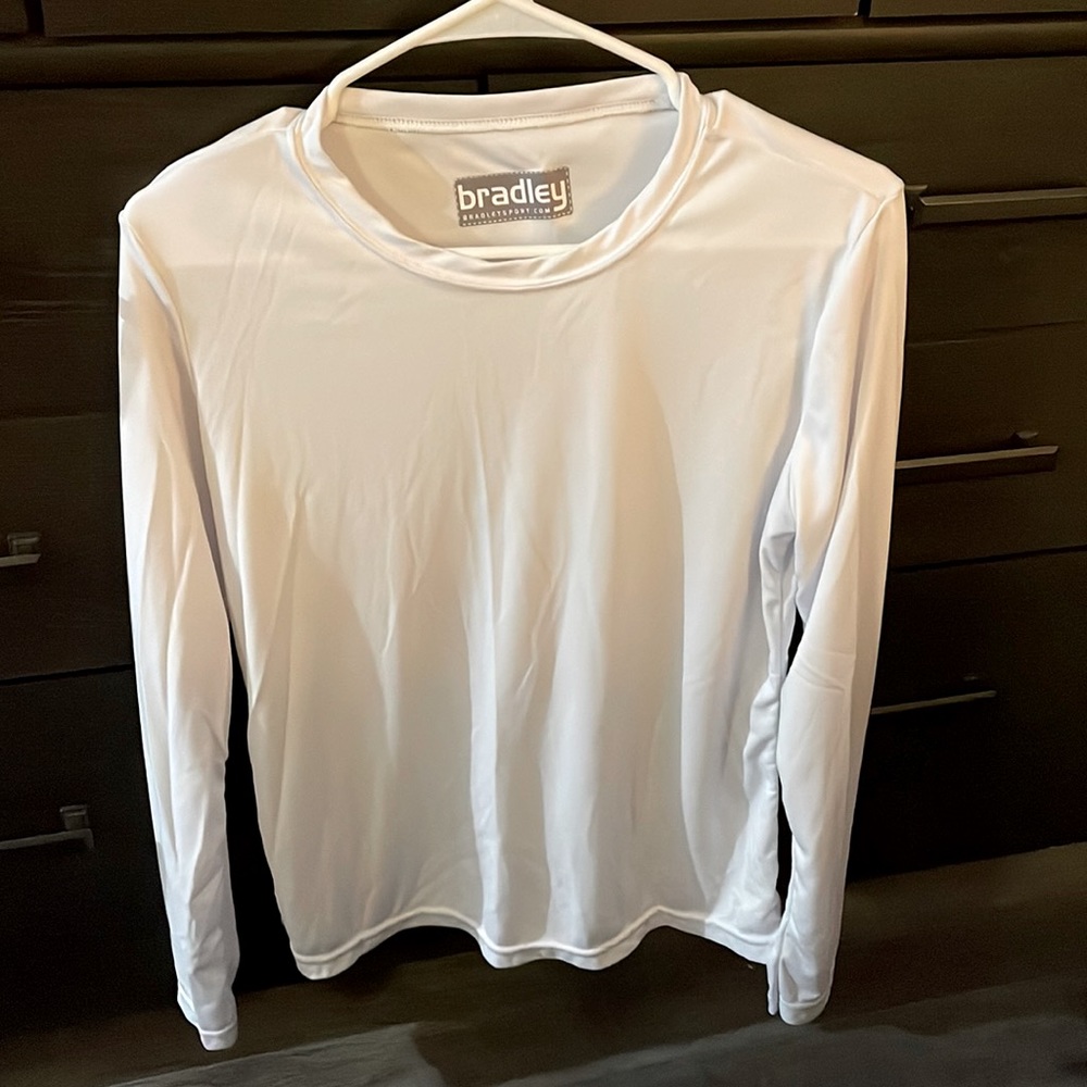 Women’s White Long Sleeve Swim Shirt